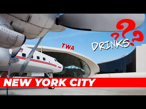 TWA Hotel & Connie Bar: An UNBELIEVEABLE Experience at JFK NYC