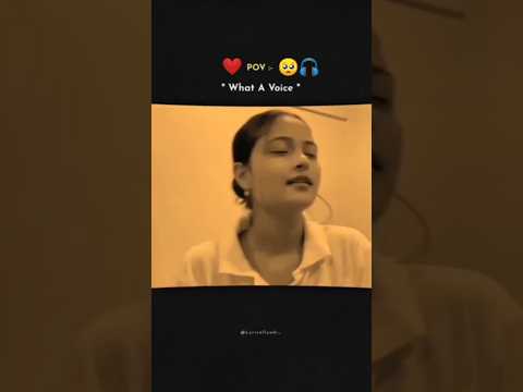 Whata voice 🥺🎧🎧 #ytshorts #instareels #hindisong #singing #viralvideo #song❤️