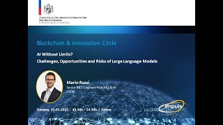 Blockchain & Innovation Circle (BIC) - AI without limits?