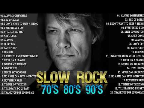 Scorpions, Aerosmith, Bon Jovi, White Lion, Ledzeppelin, The Eagles- Best Rock Ballads 80s, 90s