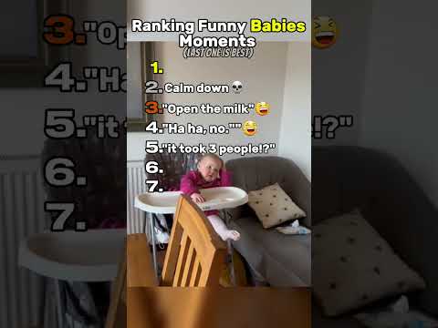 Ranking Funny Baby Moments 😂