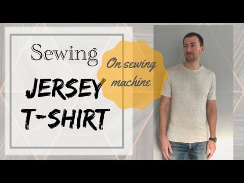 HOW TO SEW YOUR FAVORITE T-SHIRT! Step by step sewing tutorial on how to sew your favorite shirt.