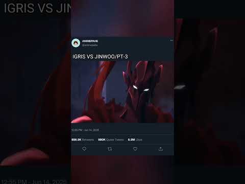 [IGRIS VS JINWOO]/PT-3 #anime #animation #animeedit #mrbeast #netflix #sololeveling