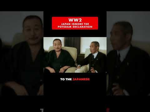 Japanese Response to The Potsdam Declaration #ww2