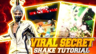 Secret Viral Shake Effect Tutorial 🤫🔥 | Free Fire Montage Editing