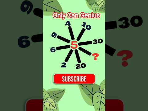 IQ Test l Only Can Solve Genius l #maths #viralmath #brainteaser #vidic