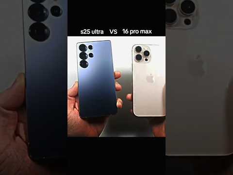 Samsung Galaxy S25 Ultra vs iPhone 16 Pro Max | Performance and Speed Test #smartphone