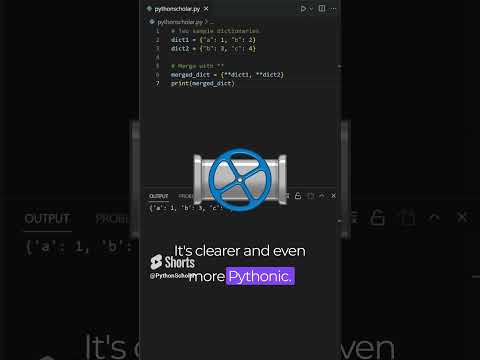 Python - Easiest way to MERGE Dictionaries #coding #programming #python