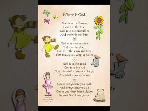 Where is God? Poem for Kids #kidsselflove #biblekids #biblepoems