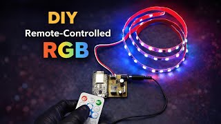 This DIY RGB Board Changes Colors with an IR Remote