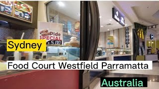 Food court Westfield Parramatta Sydney Australia 18.09.2022