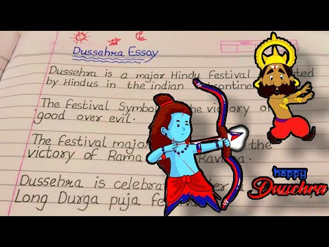 Essay On Dusshera 🔥10 lines on dusshera essay
