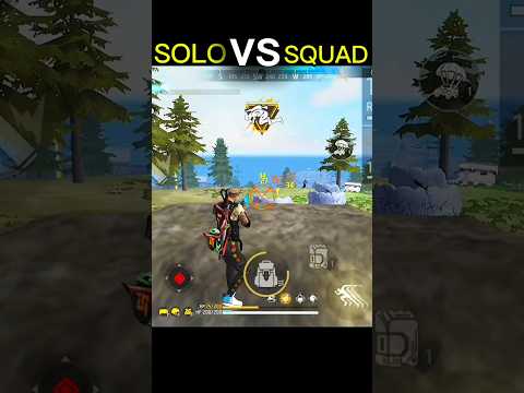 Hacker Level Gameplay 😱 Solo vs squad #freefire #shorts