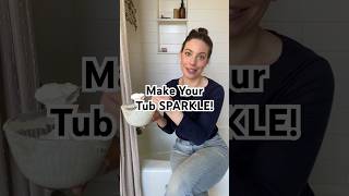 DIY Tub Scrub! #zerowaste #greencleaning #bathroomcleaning
