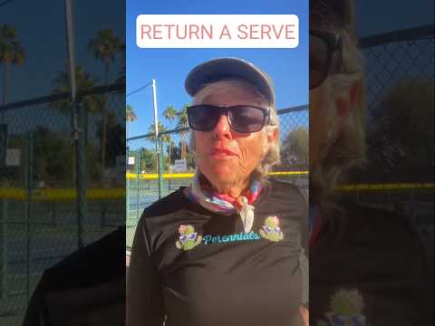 Pickleball Tips : How to Return a serve and get to the line. #pickleball #pickleballtips