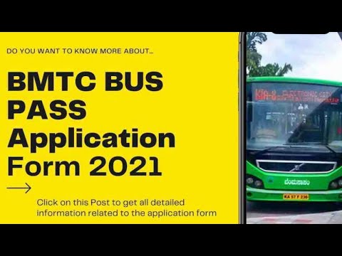 BMTC bus pass application l PU,degree , diploma students bus application 2021-2022