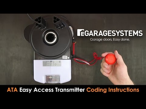 Coding the ATA EAT Easy Access Transmitter into the ATA GDO-6 Garage Roller Door Motor Opener