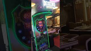 🥊 First Time on Punching Machine… Almost Beat the Record! 💥 #Shorts