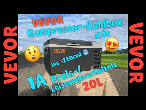 ‼️1A VEVOR Kompressor Kühlbox 🥶 für Fahrradwohnwagen Camping & Vanlife ‼️BICYCLE CAMPER RADREISE