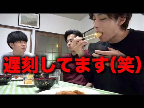 遅刻しても飯はゆっくり食う日のモーニングルーティン。【野球部 寮生活】