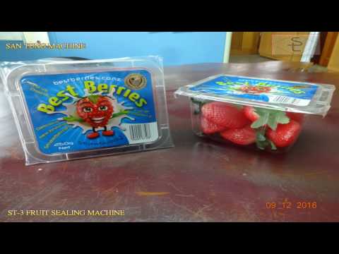 Berries fruit sealing 草莓水果封口機 #ST-3紐西蘭 new zealand Blueberry snack pack