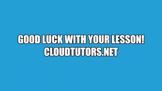 CloudTutors: Interactive Lessons