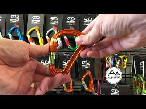 CT Warlock HMS Screw Gate Carabiner – Orange