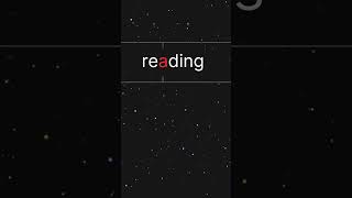 Speed Reading Exercise