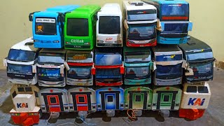 Miniature locomotive train carriage cc201 cc206 cargo carriage Sinar Jaya bus efficiency fast bus