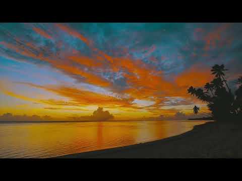 Sunset Instrumental - Beach Waves And Sunset
