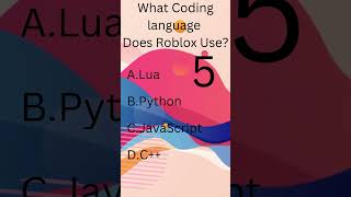 What language does roblox studio use?  #scripting #code #coding #coder  #shorts  #scriptingsolutions