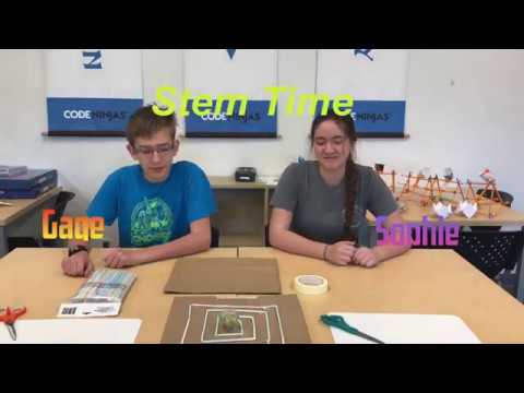 Ninja JR STEM Time with Sophie and Gage: Marble Maze!