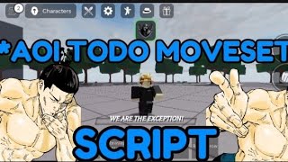 *NEW*🔥🔫Roblox tsb script | Aoi Todo Moveset | Custom SFX, VFX, Animation