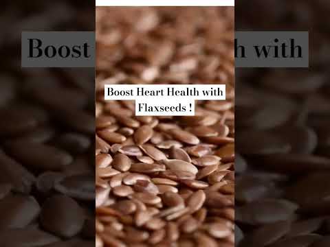 Boost Heart Health with Flaxseeds | #HealthHub #hearthealth #boostheart #healthtips