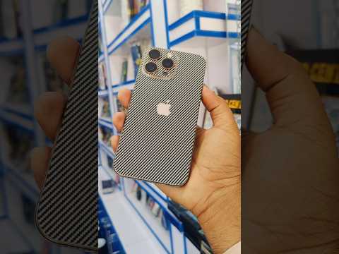 "iPhone 16 Pro Max 😱 3D Leather Skin + Camera Glass & Dust Protector – Kya GHAZAB Look! 🔥📱"#shorts