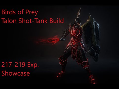 Wolcen 1.1.5.1 Birds of Prey. The Material Talon Shot Shield Tank Build. 217-219 Exp. Showcase.