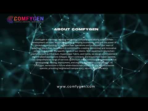 Blockchain Development Company By Comfygen Private Limited
