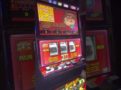 Jackpot Again!crazy Bill ! 25.00 denomination , vgt slot machine! #winstar #winstarworldcasino