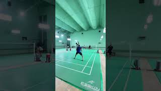 "Shuttle Smackdown: Intense Badminton Battles!"#badminton #youtubeshorts #shorts