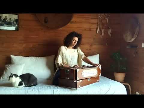 MarieCharlotte - Reprise de Kiss the earth I Ajeet Kaur I Harmonium Indien