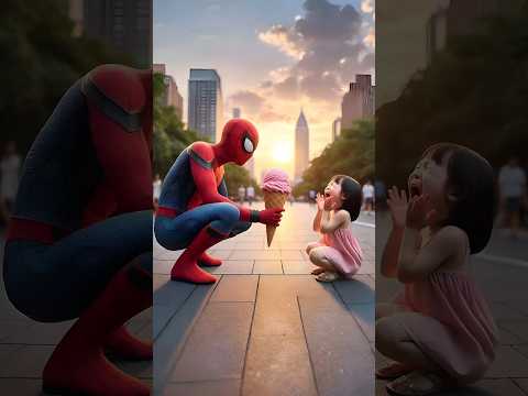 Spider-Man feels sorry for the little girl #avengers #sirenheadhulk #spiderman