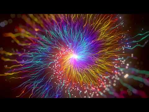 4k Colorful Spiral Threads - Motion Background for Editors - Relaxing Wallpaper