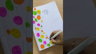 ASSIGNMENT FRONT PAGE 📃 PART 4#assignmentfrontpagedesigns #shortsfeed #shortsviral #diycraft
