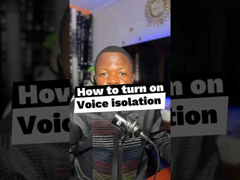 How to turn on voice isolation on iPhone #howtomakemoneyonline #tech #iphonevssamsung #iphonetips