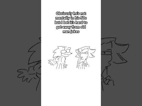 Shadow in his 50s? #sonicthehegdehog #sonic #animatic