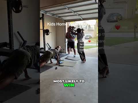 Garage Workout: NFL Dreams & Team Colors! 💪 #shorts
