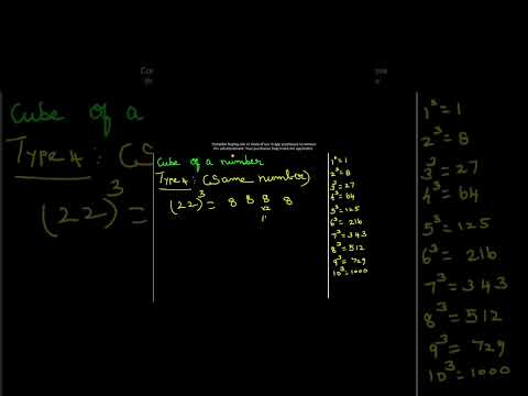 How to cube a number?  #ytshorts