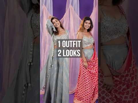 1 Outfit 2 Looks | Palazzo Suit With Dupatta & Jacket