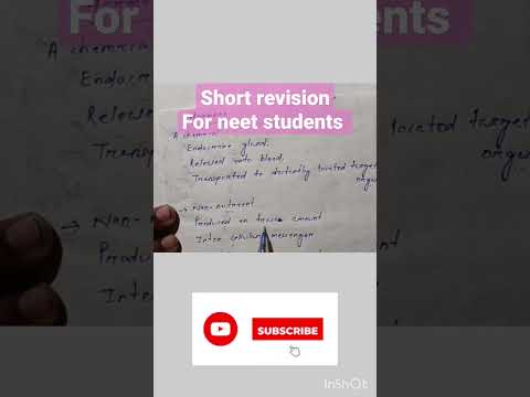 chemical coordination revision neet.hormones introduction #neet2023 #mbbs #neetexam #viral #shorts