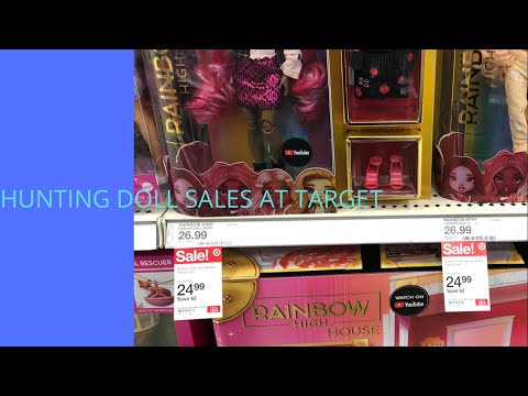 RAINBOW HIGH "DEAL HUNTING AT TARGET" DOLLS ARE ON SALE "HOLIDAY SALES" #rainbowhigh #dollsales
